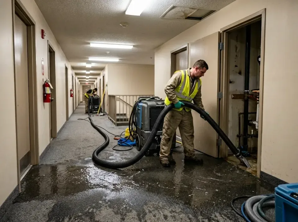 multi-unit-apartment-hallway-f-005 — frequently asked questions, Emergency Burst Pipe Water Extraction & Removal in Cornelia…